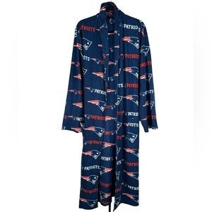 New England Patriots‎ NFL Men's Long Cozy Comfy Winter Fall Robe Size Large